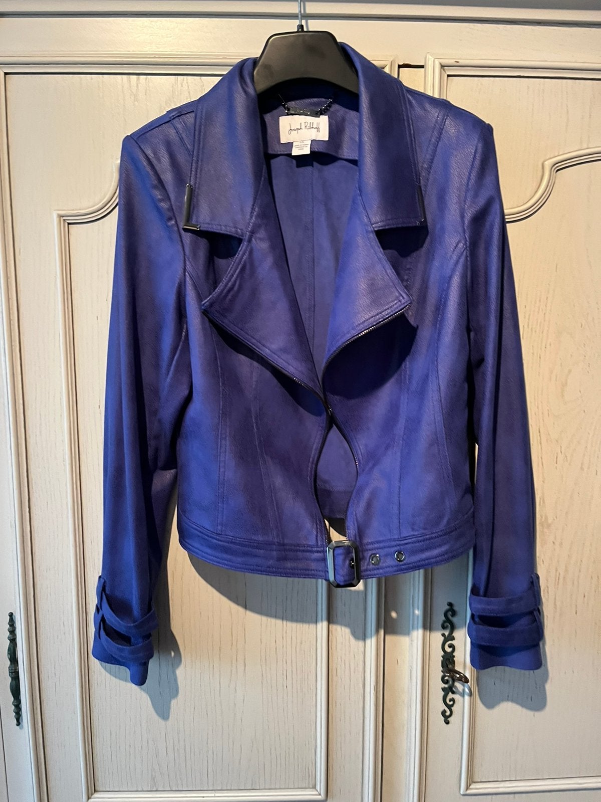 Vest Joseph Ribkoff suede look, Verzenden, Zo goed als nieuw, Blauw