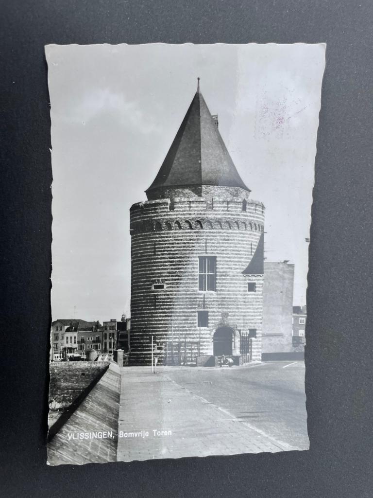 ansichtkaart van Vlissingen ; Bomvrije Toren., Verzenden, 1960 tot 1980, Zeeland