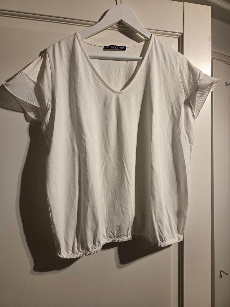 T-shirt juffrouw Jansen, Ophalen of Verzenden, Zo goed als nieuw, Wit, Korte mouw