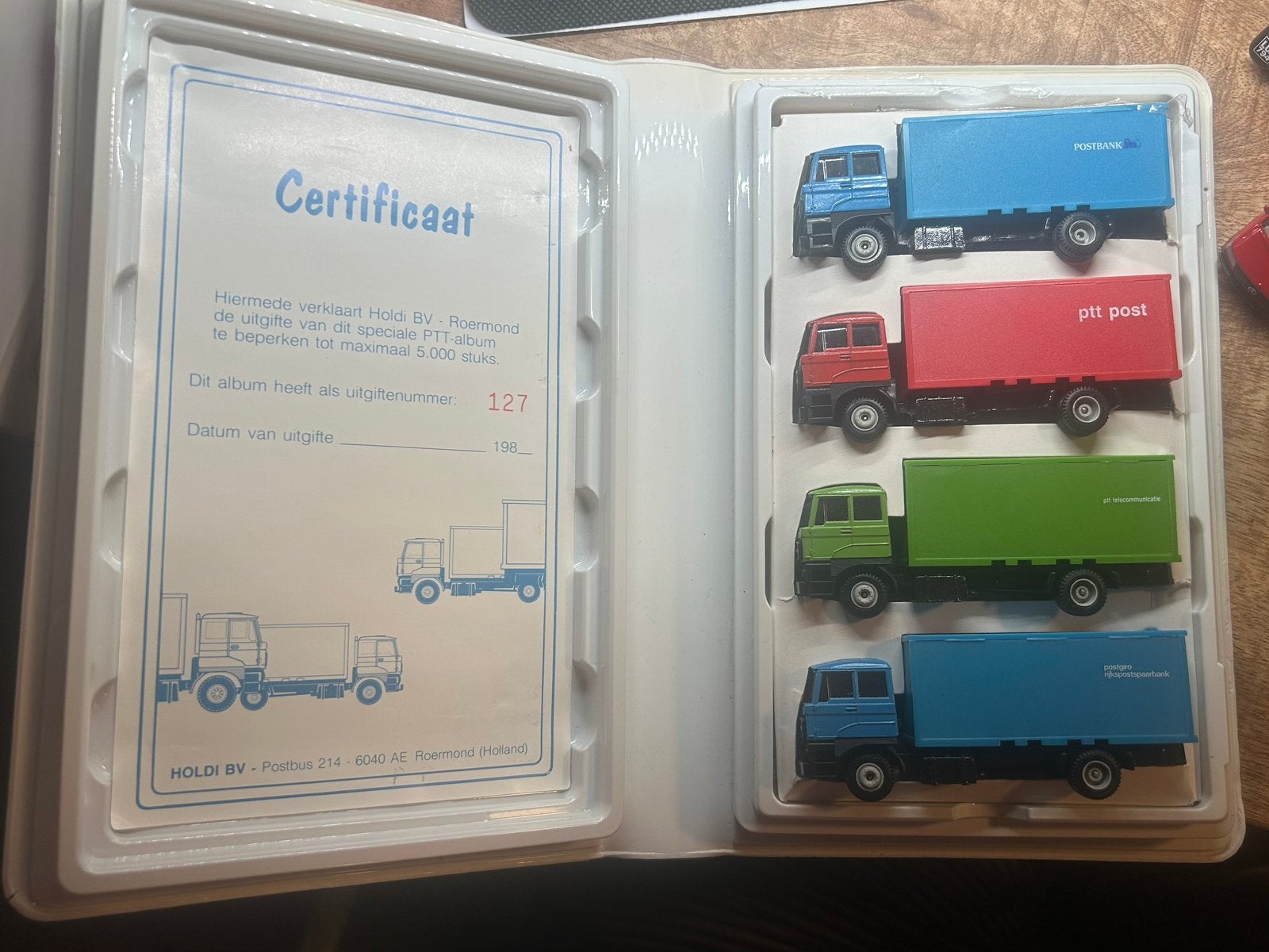 Efsi DAF PTT Box 1:87 OVP, Verzenden, Zo goed als nieuw, Bus of Vrachtwagen, Efsi