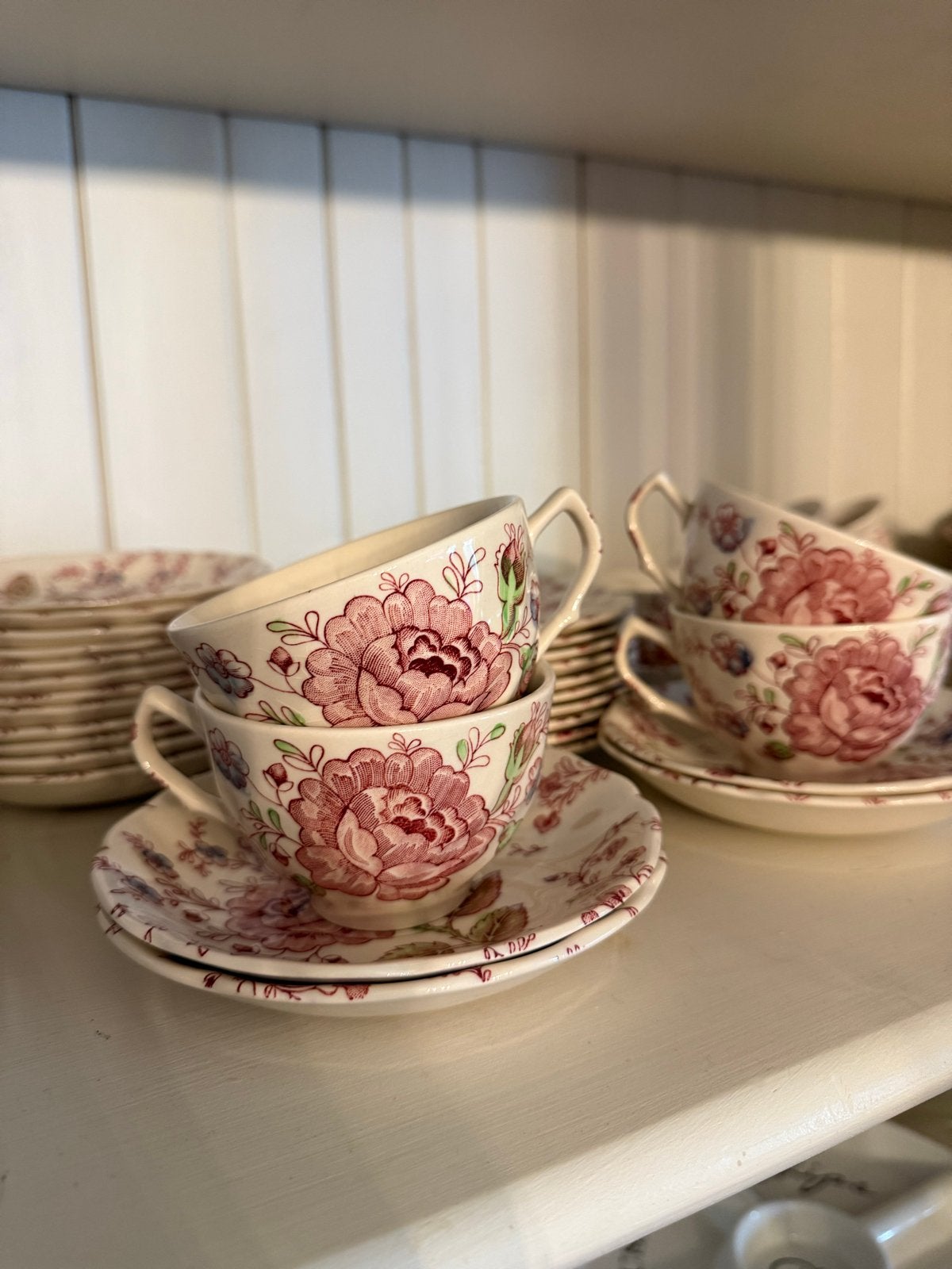Johnson Bros Rose Chintz Servies - Vintage Collectie, Antiek en Kunst, Ophalen