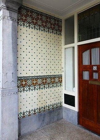 Tegels Antiek Rozenburg Jugendstil Art Nouveau Art Deco, Antiek en Kunst, Ophalen of Verzenden