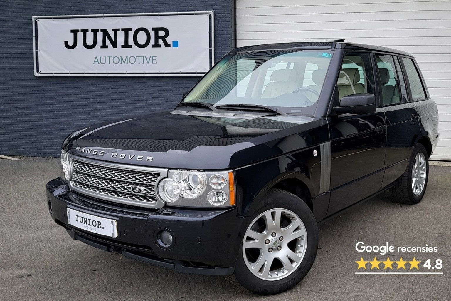 Land Rover Range Rover 4.4 V8 Vogue PANO/VOLO-H/LEDER/STUUR/, Auto's, Land Rover, Automaat, Gebruikt, 4394 cc, Leder