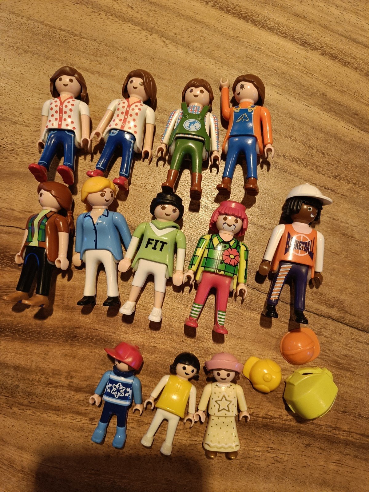 collectie playmobil poppetjes, coaching/familie opstelling, Ophalen of Verzenden, Zo goed als nieuw, Losse onderdelen, Figuren