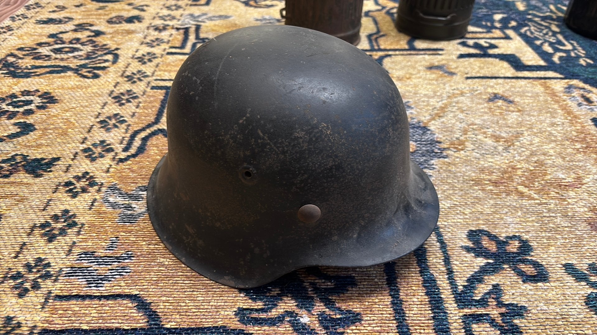 M42 duitse helm, Verzamelen, Militaria | Tweede Wereldoorlog, Ophalen of Verzenden, Duitsland, Helm of Baret