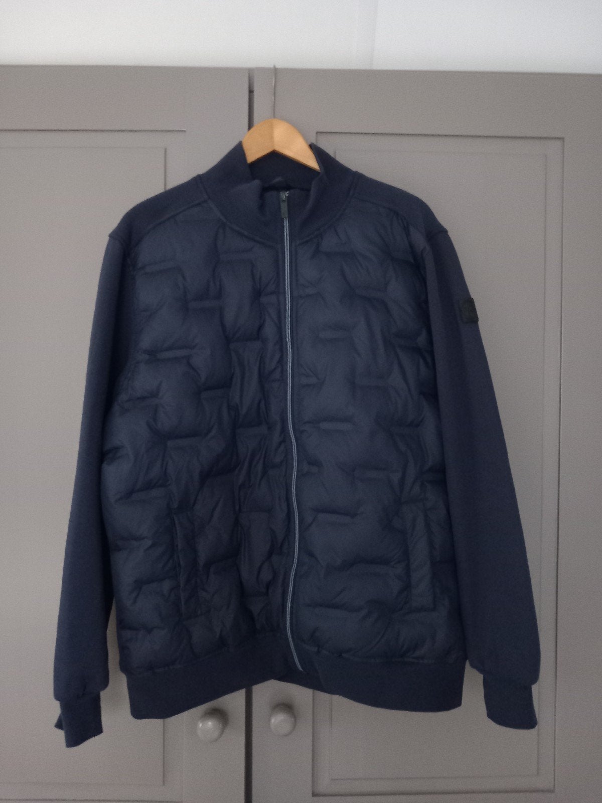 Nieuw! Heren tussenjas blauw mt XL, Ophalen of Verzenden, Nieuw, Blauw