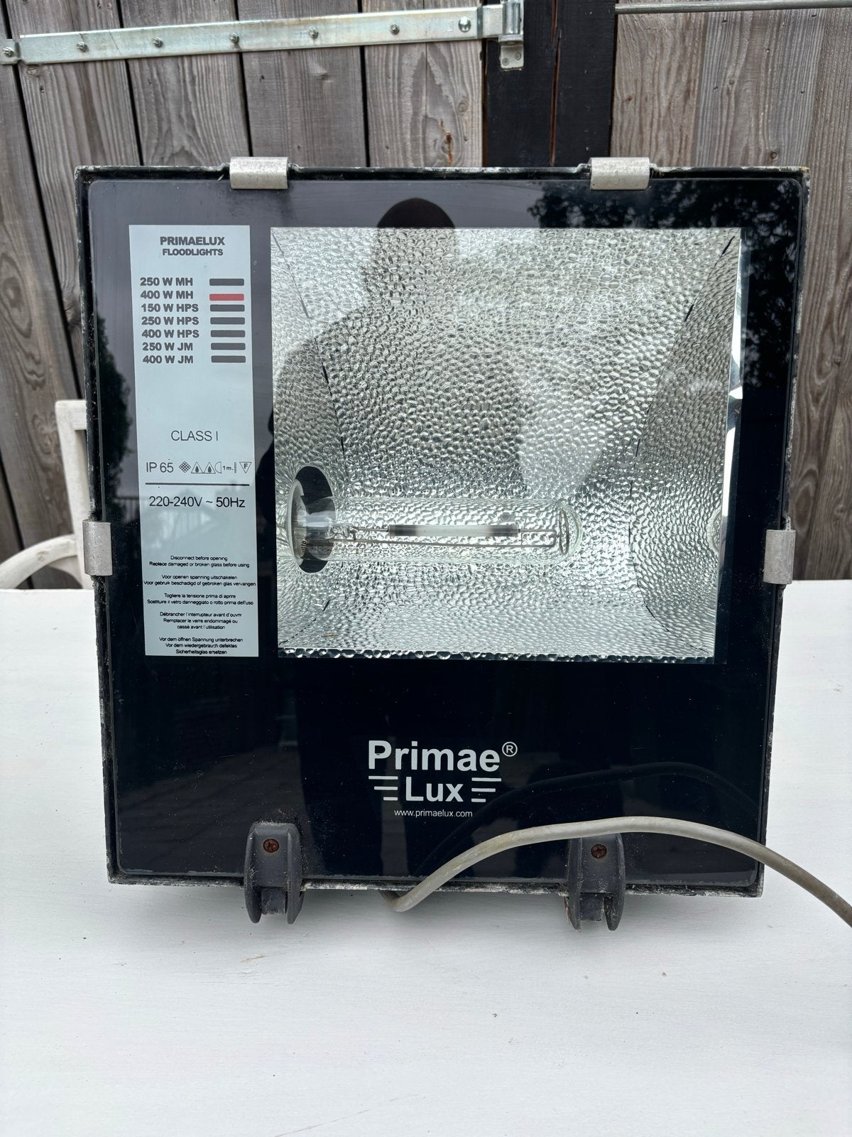 Primalux Floodlight - Krachtige Buitenverlichting, Overige merken, Gebruikt, Waterbestendig, Zwart