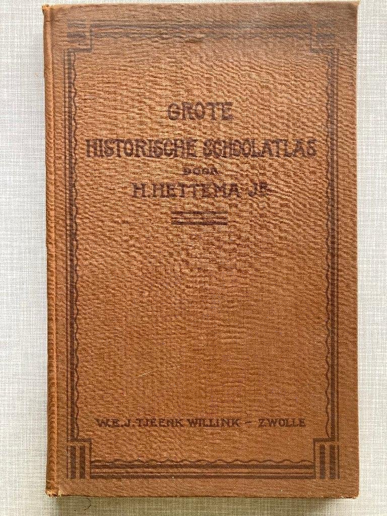 Boek "Grote Historische Atlas". H.Hettema., Gelezen, Overige typen, Ophalen of Verzenden, Wereld