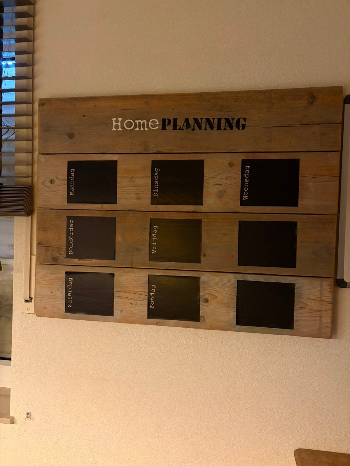 Leuk steigerhouten planbord, Ophalen, Industrieel, Hout, Zo goed als nieuw