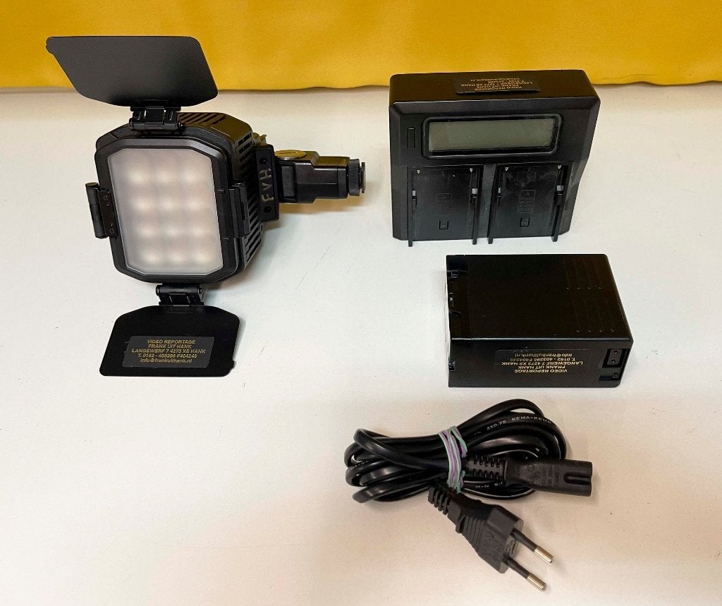 SONY professionele LED-videolamp met krachtige accu&oplader, N, N, Overige typen, Overige soorten