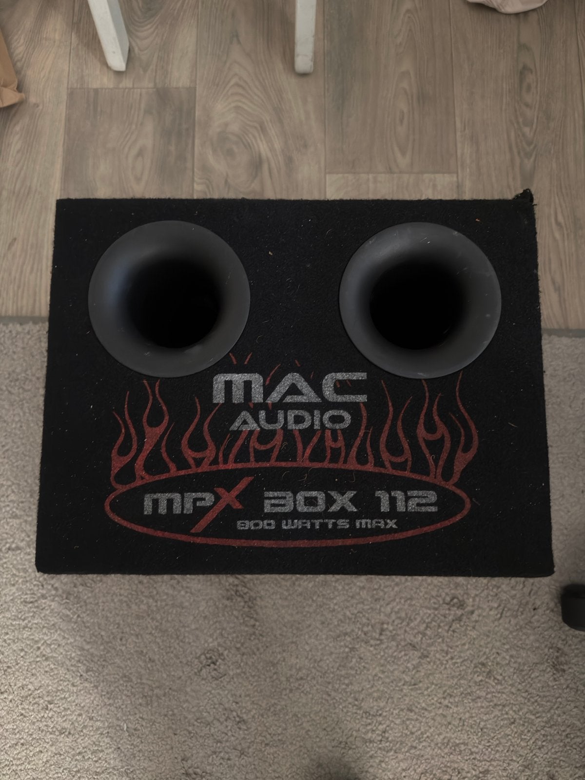 Mac Audio MPX Box 112 800 Watt Subwoofer, Auto diversen, Autoradio's, Ophalen, Gebruikt