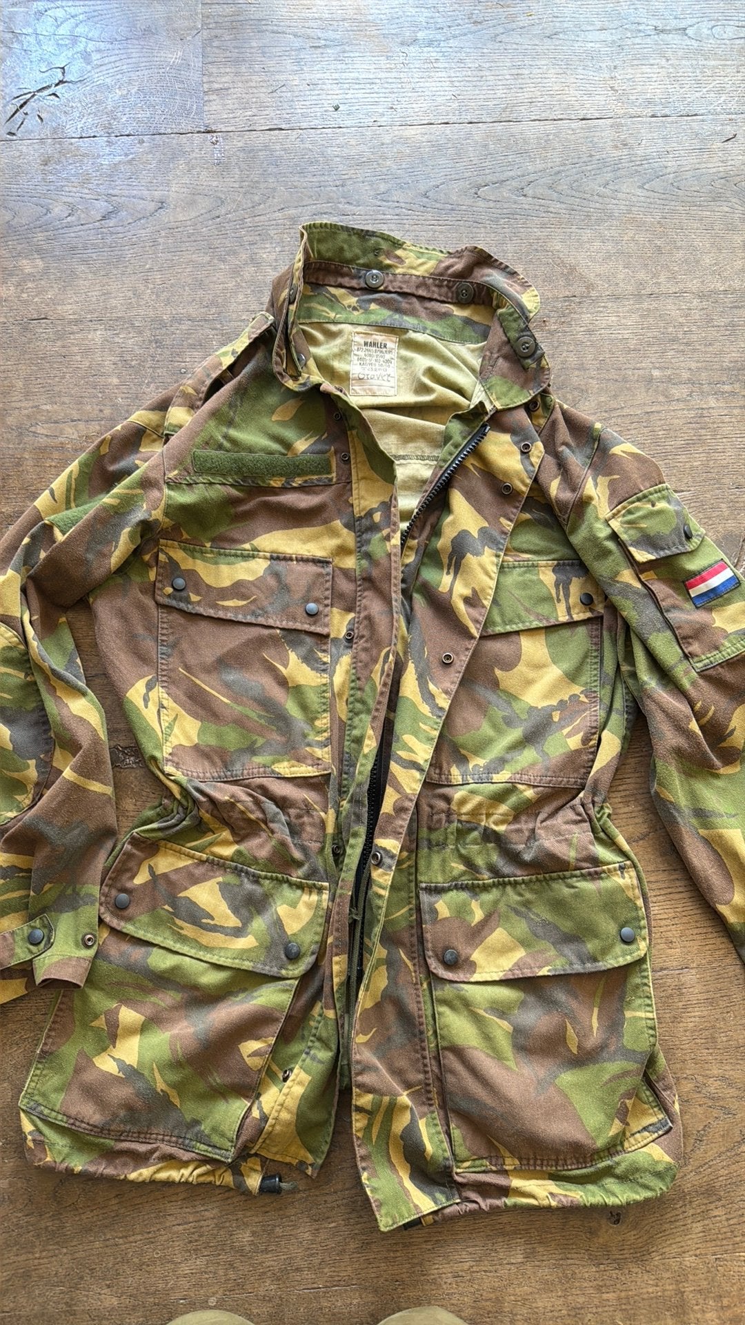 Vintage militair parka jas nederland, Ophalen of Verzenden, Gedragen