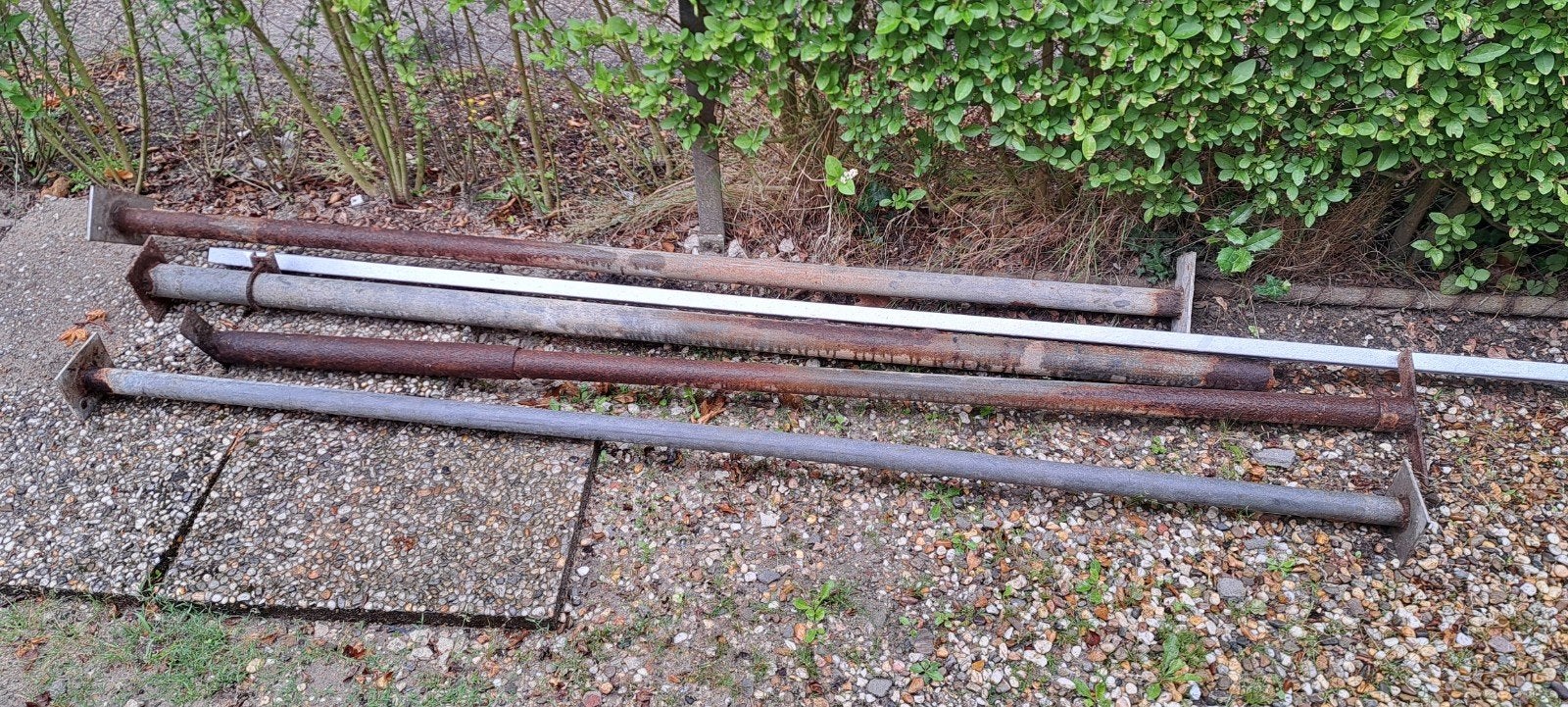Gebruikte steigerpalen / steigerbuizen / bouwstempel, Ophalen, Gebruikt, Overige typen, Minder dan 2 meter