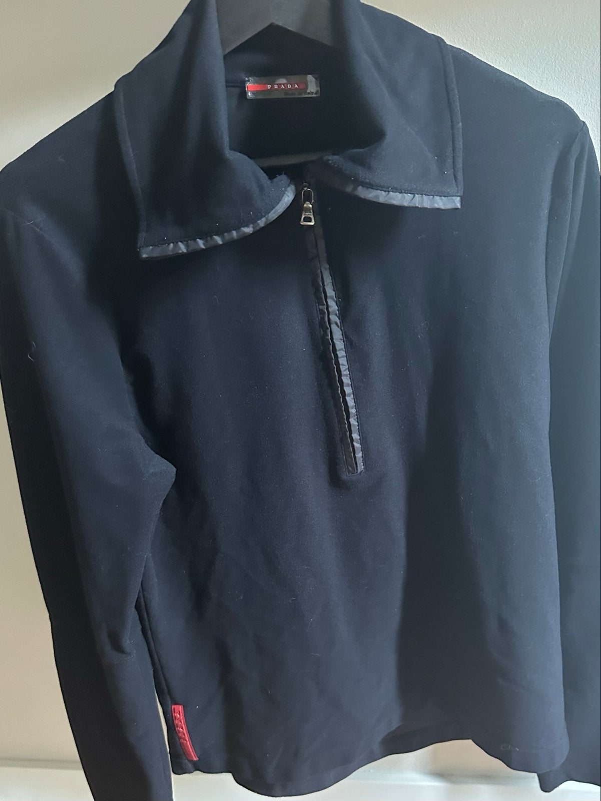 Prada Heren Trui Zwart - Maat m, Kleding | Heren, Ophalen of Verzenden, Zo goed als nieuw, Maat 48/50 (M), Zwart