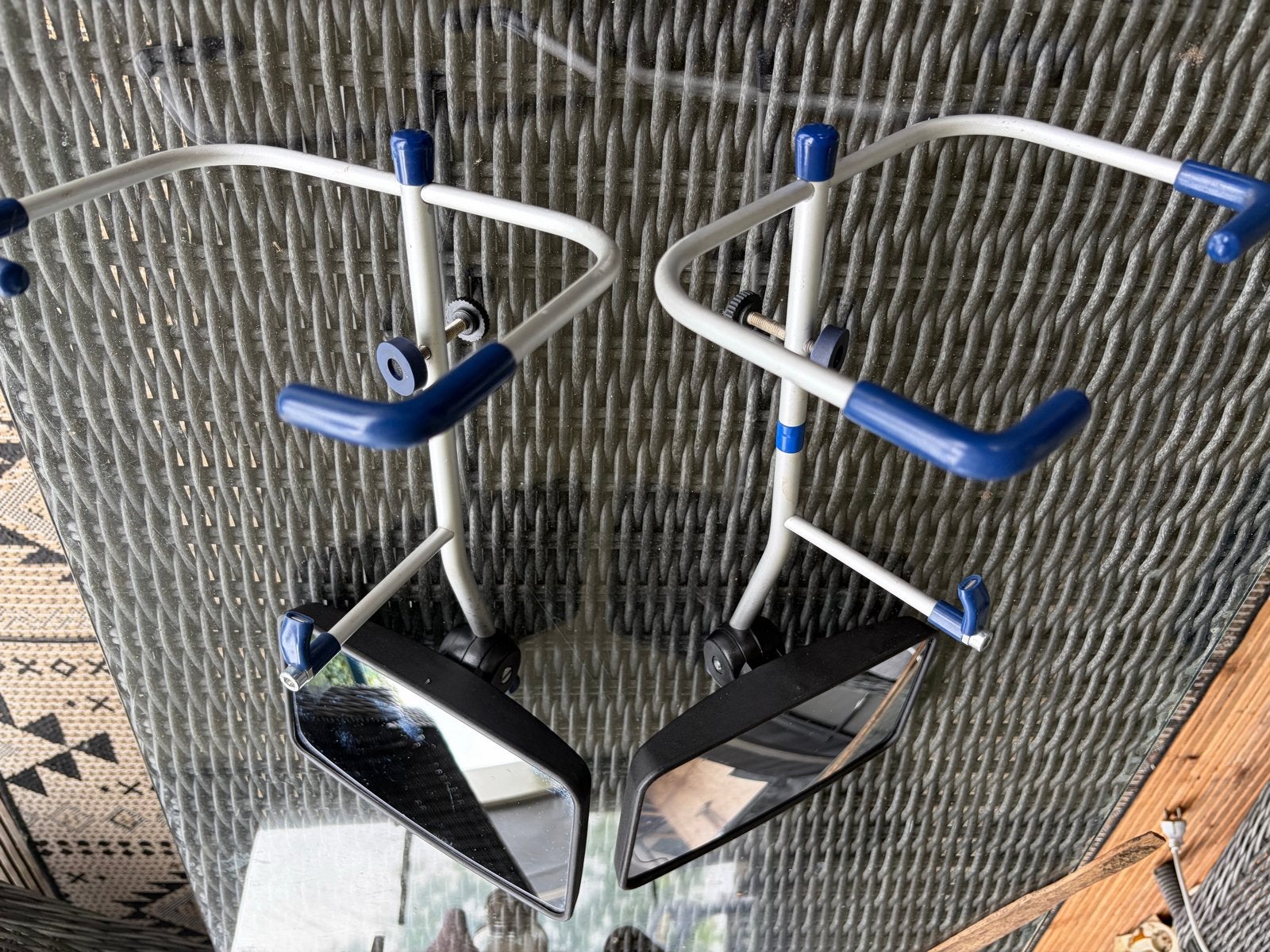 Oppi caravan spiegels voor Toyota Rav4, Ophalen of Verzenden, Gebruikt, Universele onderdelen