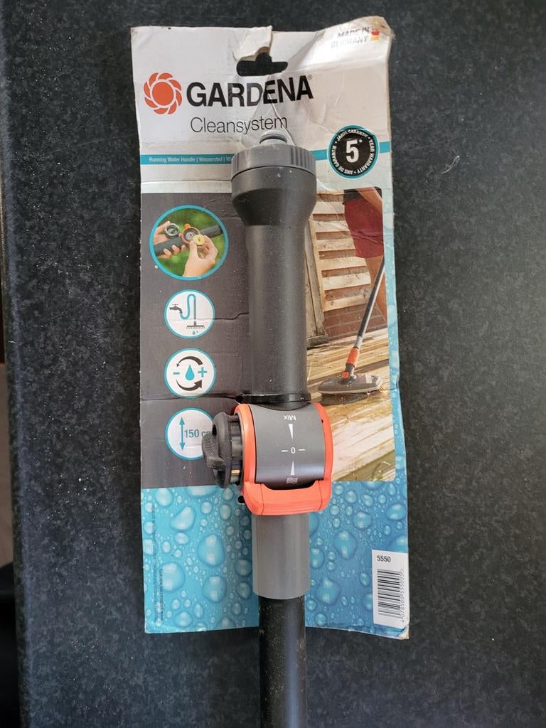 Gardena Cleansystem steel met waterdoorvoer, Ophalen of Verzenden