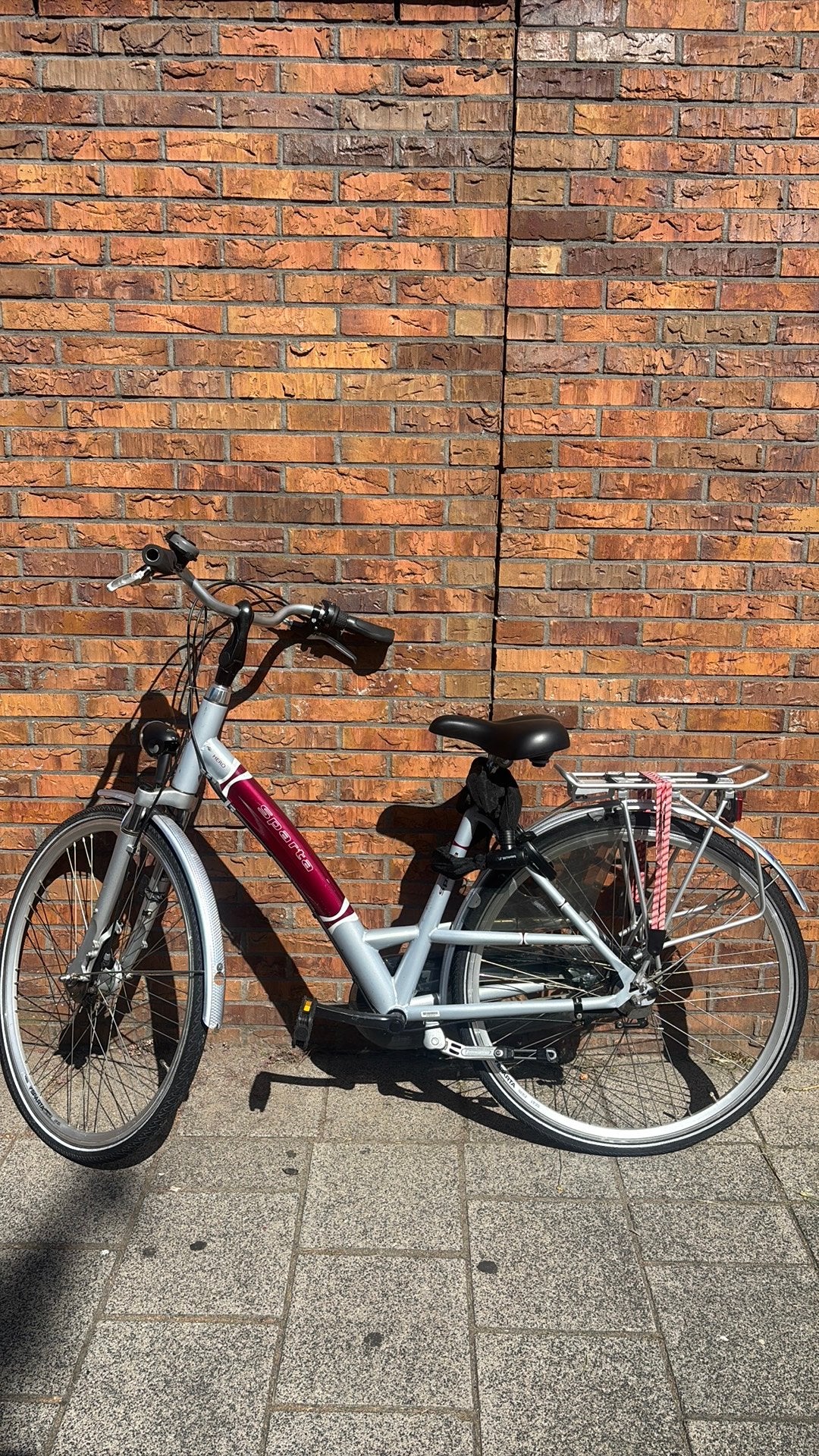 Sparta Hero Roze Grijze Oma Fiets Dames Fiets 3 Versnelling, Ophalen, Sparta, Versnellingen, Zo goed als nieuw