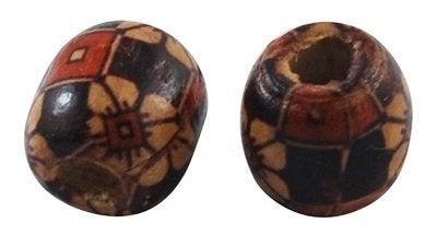 OPRUIMING 1 kilo Houten Kralen 16x17mm nr.1, Hobby en Vrije tijd, Info@hobbymagic.nl, Kraal, Hobbymagic, Nieuw