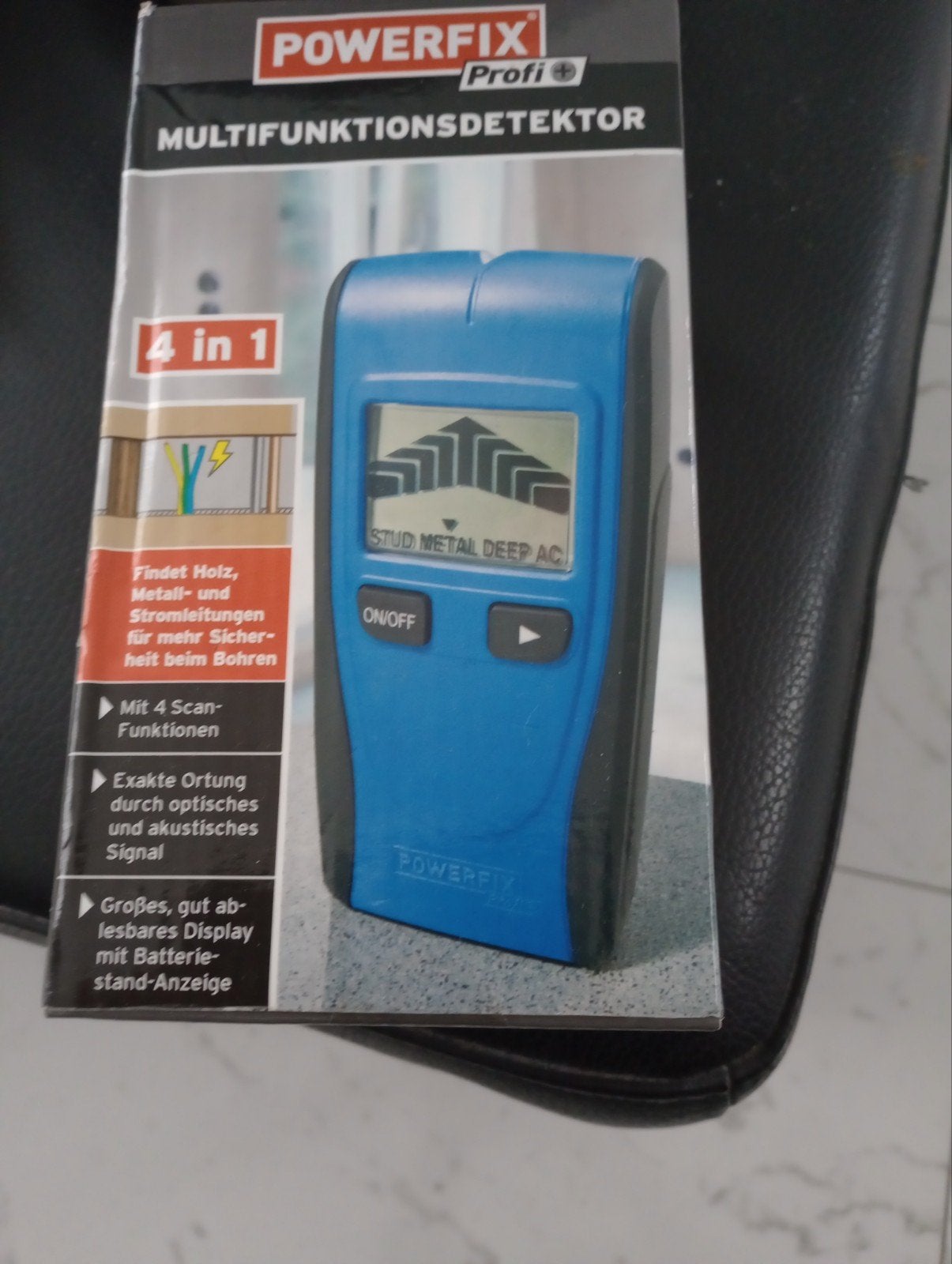 POWERFIX Profi 4-in-1 Multifunctionele Detector, Doe-het-zelf en Verbouw, Ophalen of Verzenden, Gebruikt, Multimeter