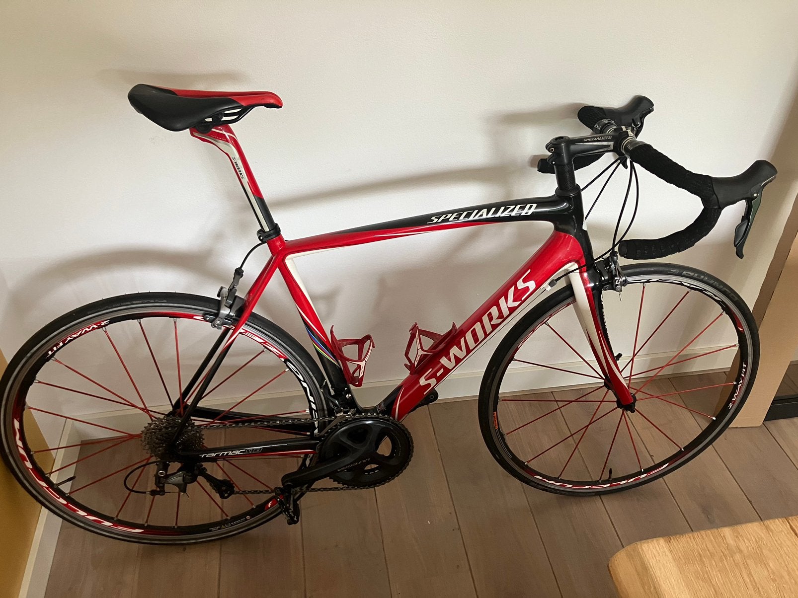 Specialized S-Works Tarmac racefiets - maat L, Fietsen en Brommers, Fietsen | Racefietsen, 28 inch, Gebruikt, Carbon, 57 tot 61 cm