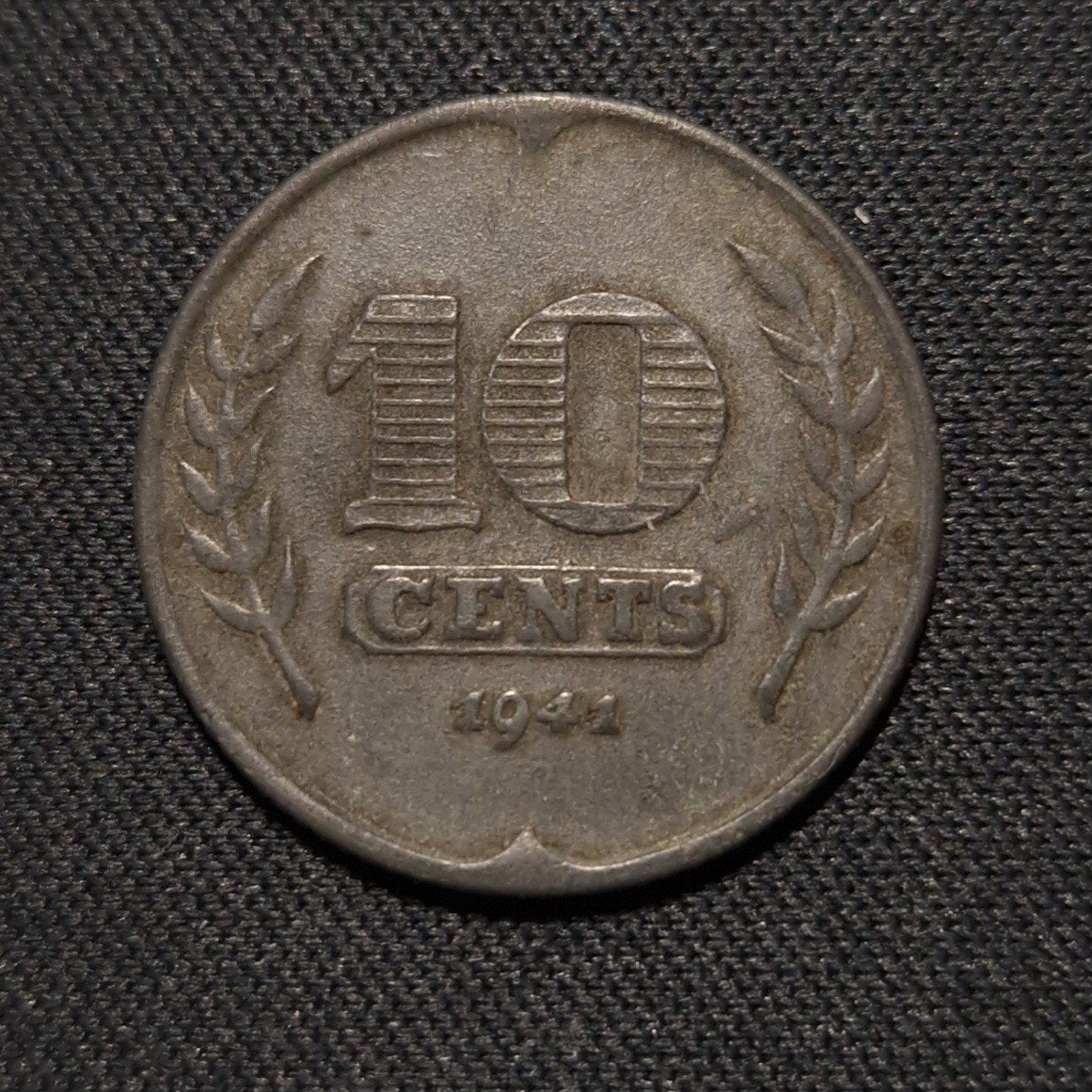 10 cent 1941 zink, Postzegels en Munten, Munten | Nederland, Verzenden, Koningin Wilhelmina, 10 cent, Losse munt