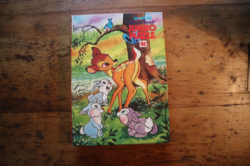Jumbo Disney puzzel Bambi 20 stukjes 1145, Ophalen of Verzenden, Bambi of Dumbo, Gebruikt, Overige typen
