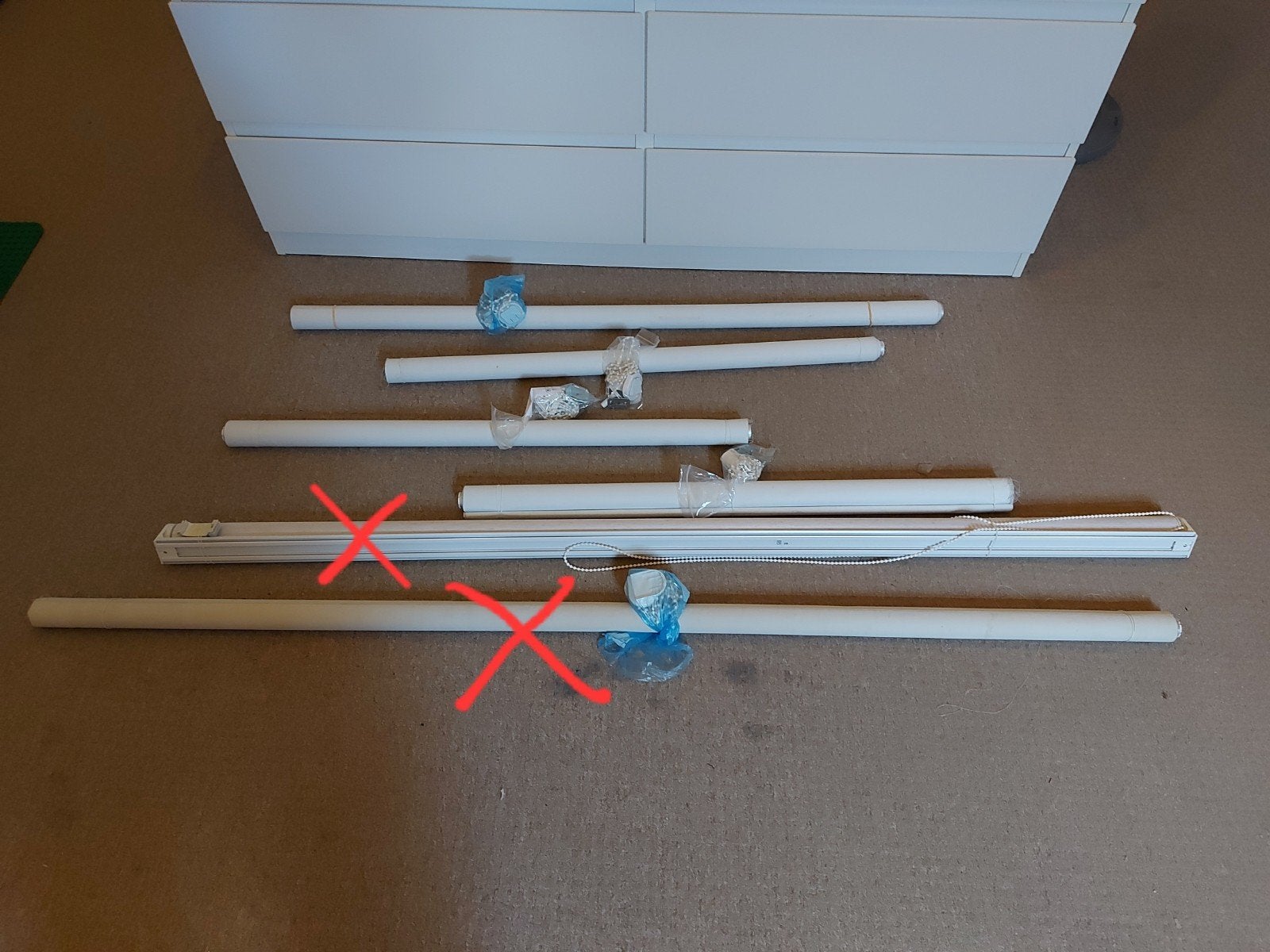 Diverse rolgordijnen, Rolgordijn, Ophalen, Gebruikt, Duo rolgordijn