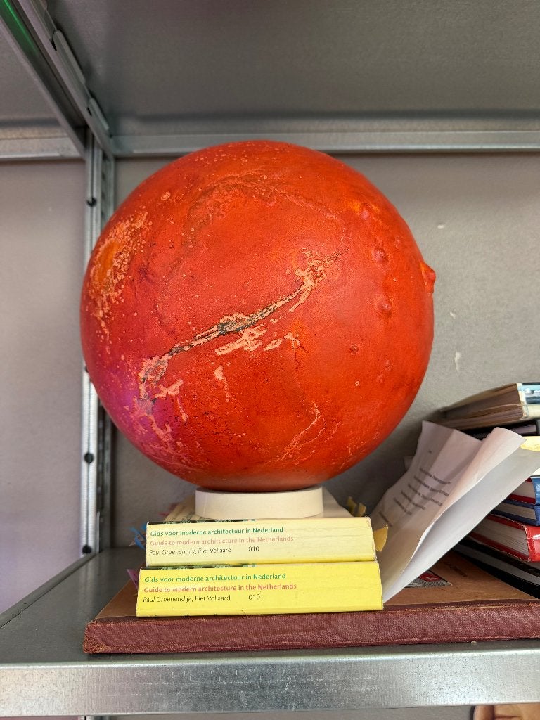 Mars globe 30cm, Ophalen of Verzenden, Zo goed als nieuw, 30 cm