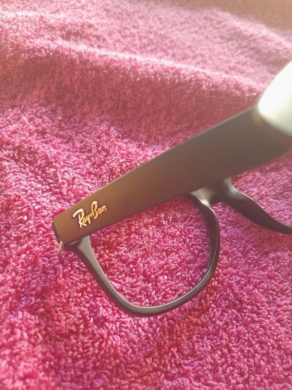 unisex ray-ban brilmontuur wayfarer rb2140, Zonnebril, Verzenden, Zwart, Zo goed als nieuw