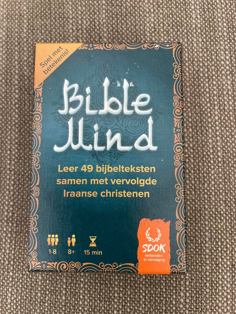 Bible Mind: Leer Bijbelteksten met Iraanse Christenen, Een of twee spelers, Ophalen of Verzenden, Nieuw