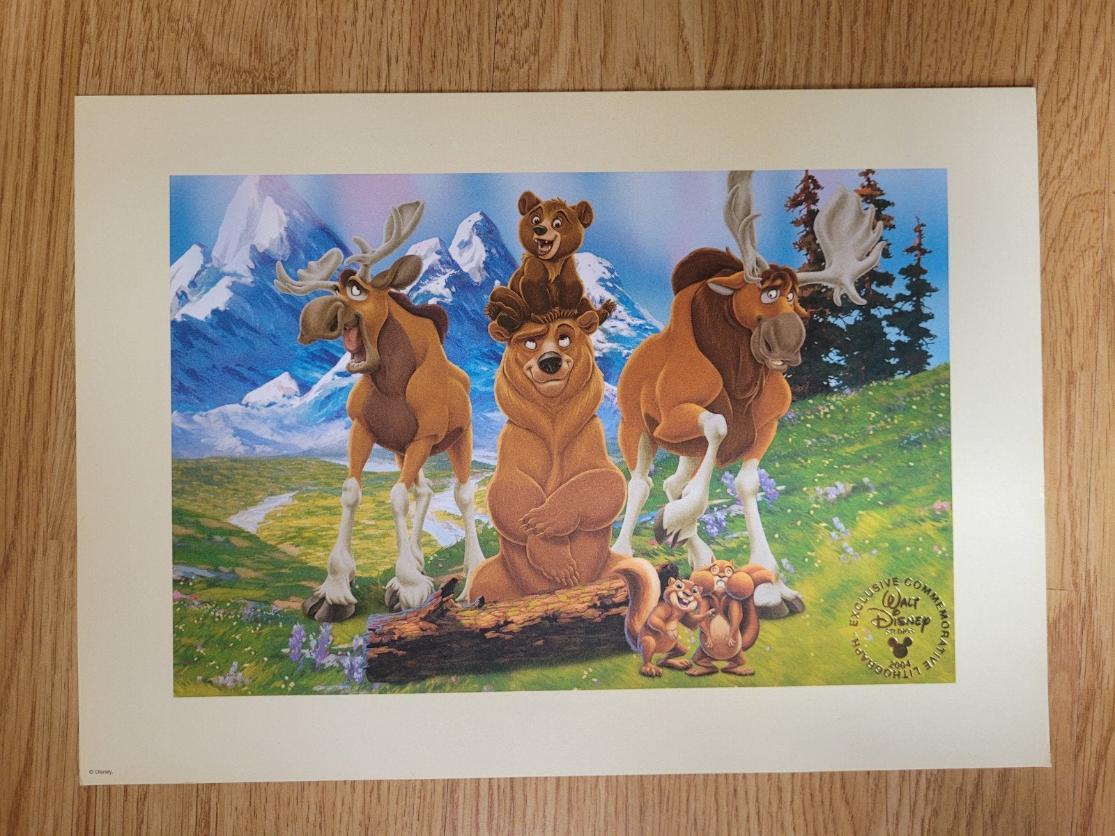 disney litho brother bear, Ophalen of Verzenden, Zo goed als nieuw, Beeldje of Figuurtje