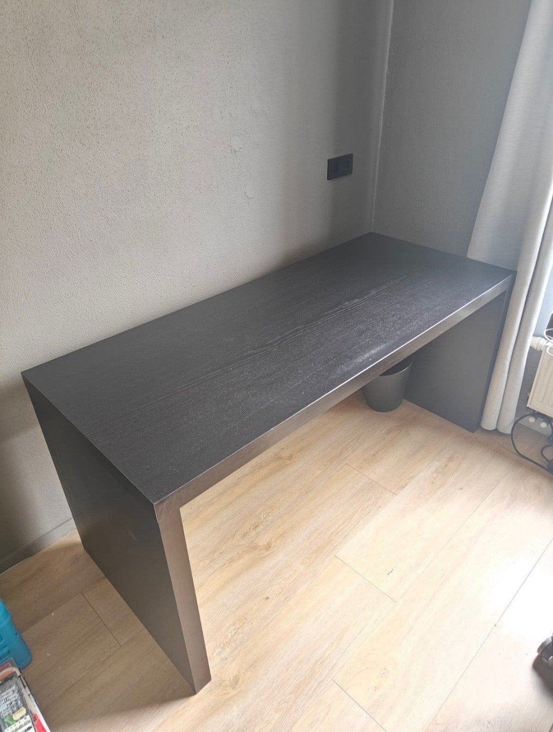 MALM Bureau Zwart, Ophalen, Zwart, Gebruikt, 65 cm