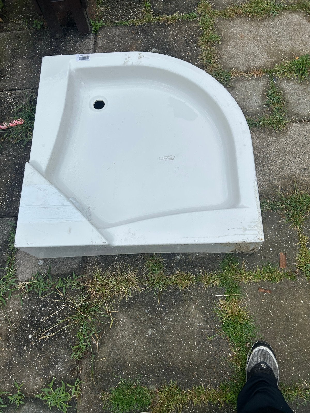 Nieuwe Douchebak 80x80 afgerond, 45mm afvoer, Doe-het-zelf en Verbouw, Sanitair, Ophalen of Verzenden, Nieuw, Douche