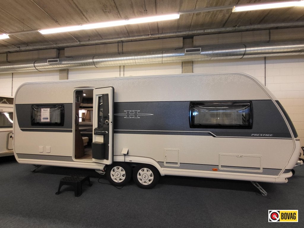 Hobby Prestige 620 CL mover, voortent, fietsenr, Rondzit, Hobby, Schokbreker, Bedrijf