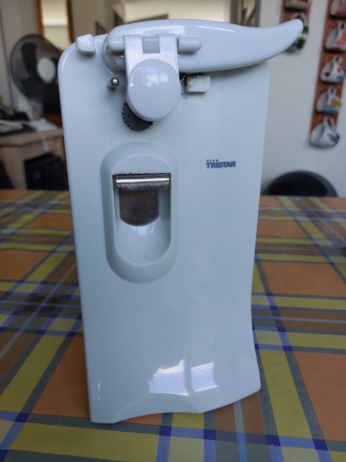 Tristar 3-in-1: Blik-, Flesopener & Messenslijper, Kunststof, Ophalen of Verzenden, Wit, Overige merken
