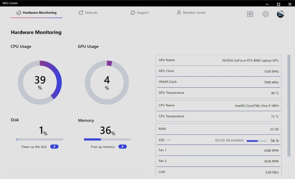 MSI Stealth 16 – RTX 4080 – Core Ultra 9 – 32GB – 2TB, Computers en Software, Ophalen, MSI, Intel Core Ultra 9 185H, Zo goed als nieuw