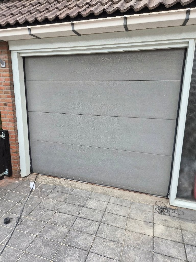 Garagedeur automatisch, Ophalen, Kunststof, Gebruikt, Garagedeur