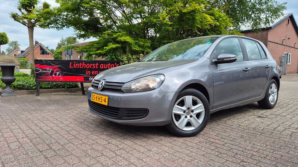 Volkswagen Golf 1.6 MPI Comfortline LPG-G3-2009, Auto's, Voorwielaandrijving, Stof, Gebruikt, Zwart