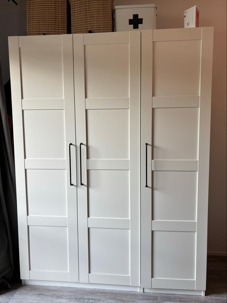 MOET WEG - IKEA Pax Kledingkast Wit, Huis en Inrichting, Kasten | Kledingkasten, Zo goed als nieuw, 200 cm of meer, 100 tot 150 cm