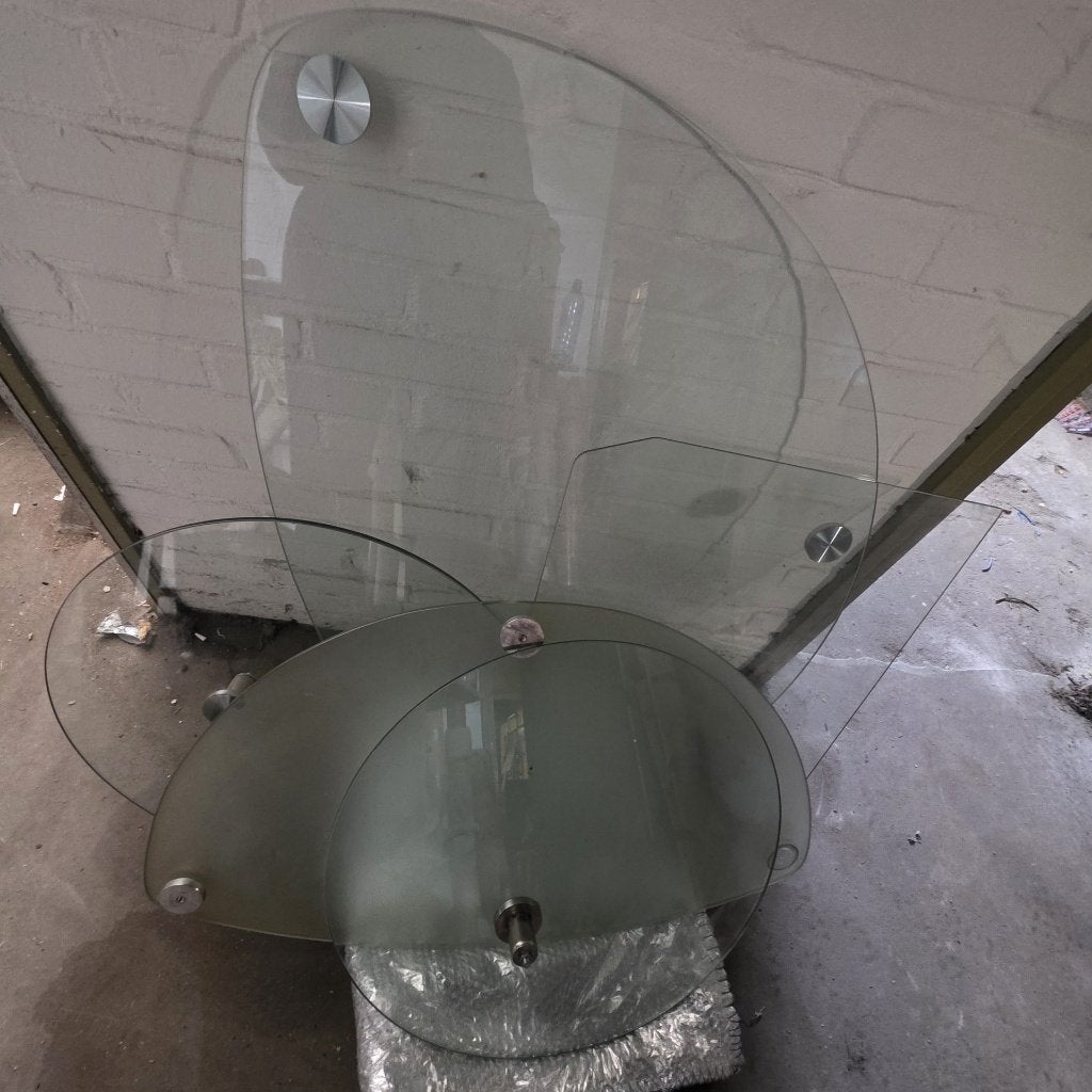 Glazen Tafel Bladen, Ophalen, Gebruikt