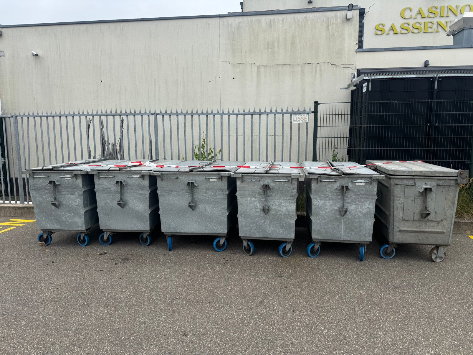 Stalen vuilcontainers/ afvalcontainers/ rolcontainers 1000L, Ophalen of Verzenden