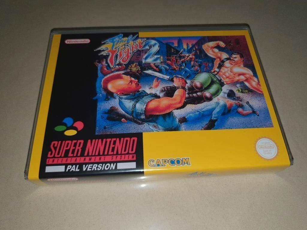 Final Fight 2 SNES Game Case, Vechten, Verzenden, 1 speler, Zo goed als nieuw