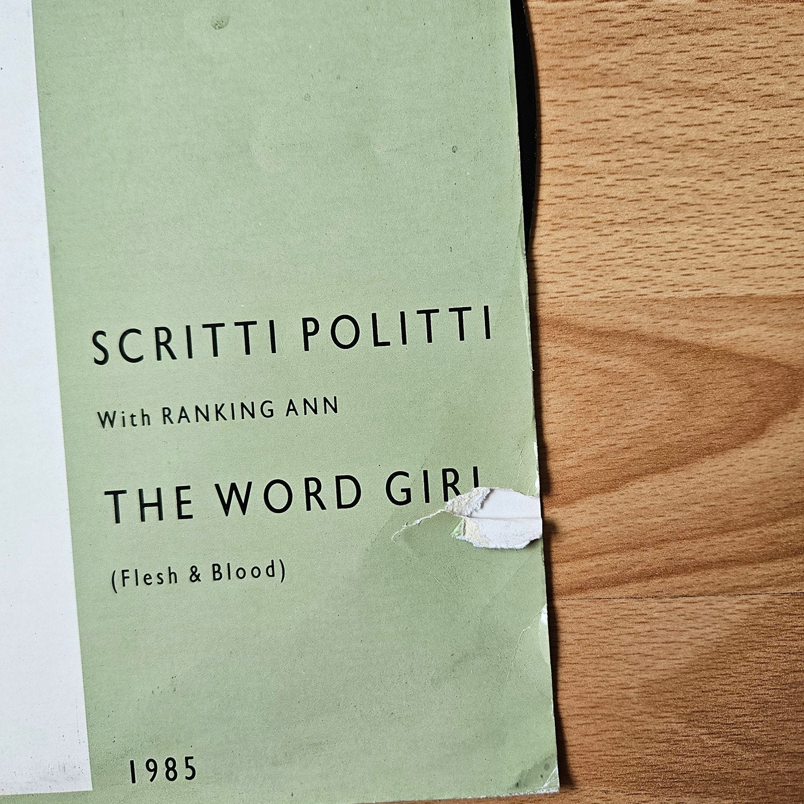 Scritti Politti With Ranking Ann – The Word Girl - Maxi, Ophalen of Verzenden, 12 inch