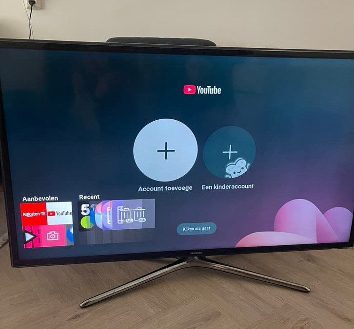 Samsung smart tv 46 inch, Audio, Tv en Foto, Televisies, Zo goed als nieuw, 100 cm of meer, Samsung, 50 Hz, Ophalen