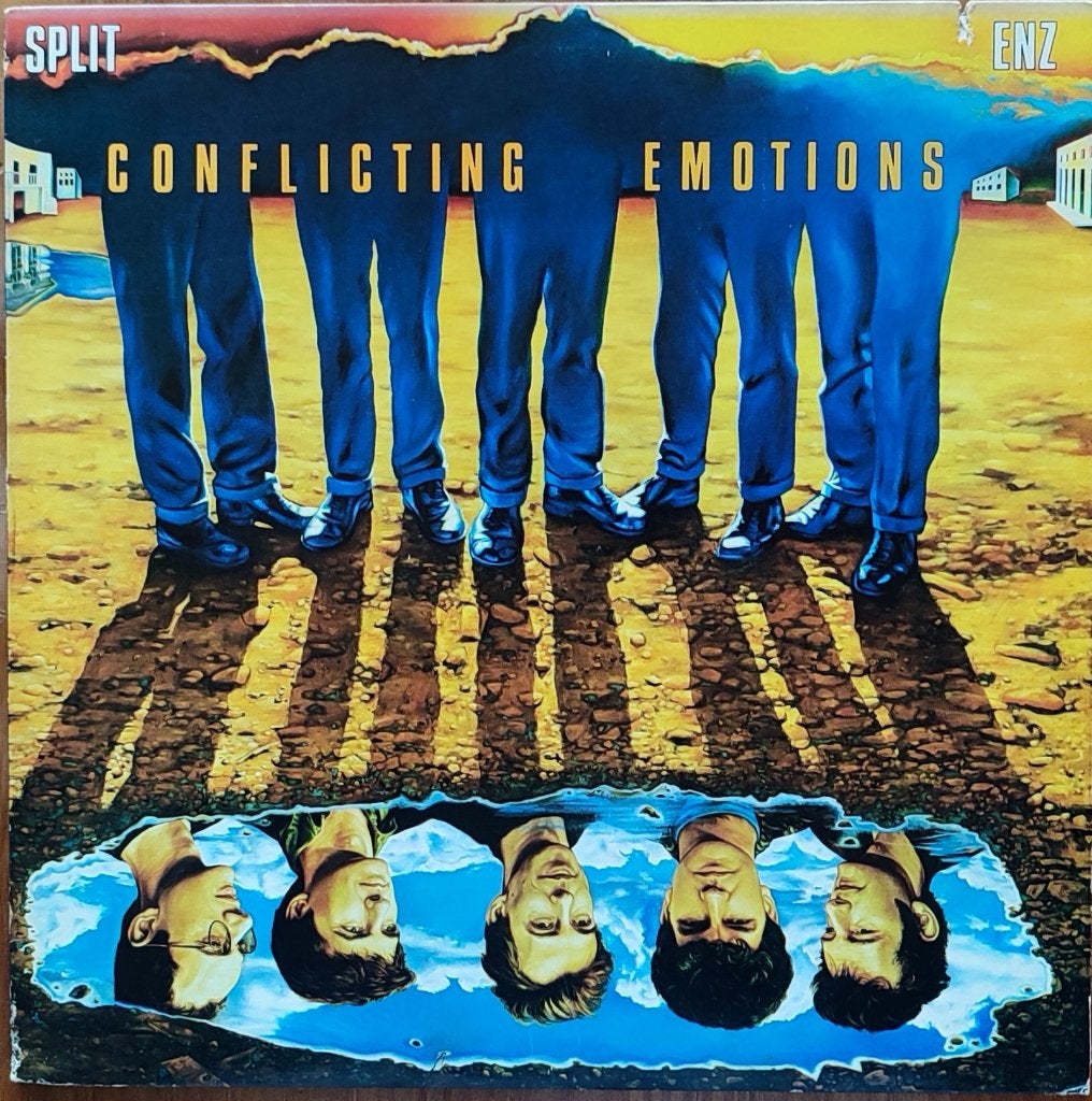 SPLIT ENZ - CONFLICTING EMOTIONS 1983 - VINYL, Ophalen of Verzenden, 1980 - 1989, Gebruikt, 12 inch