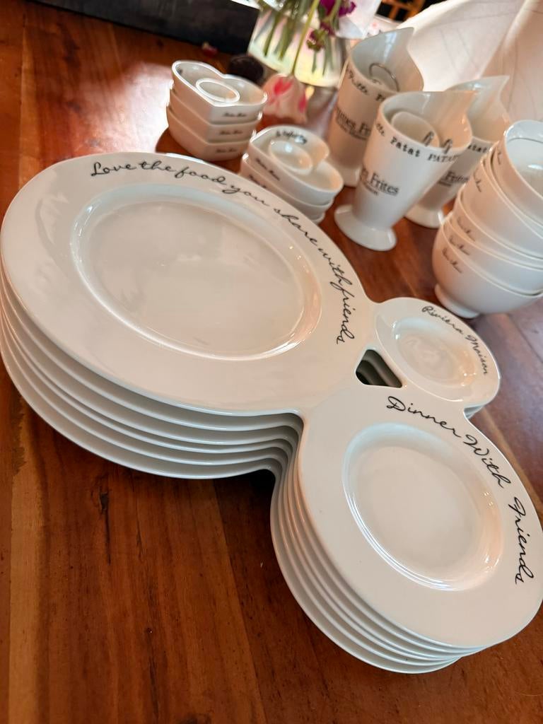 Rivièra Maison servies: Borden, schalen, kommen en meer, Huis en Inrichting, Keuken | Servies, Gebruikt, Keramiek, Ophalen of Verzenden