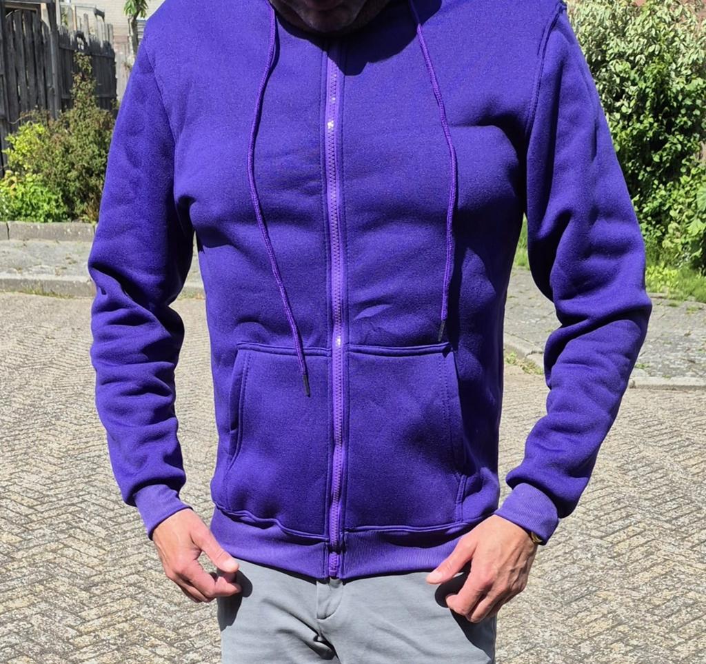 Paarse hoodie ongedragen, Kleding | Heren, Overige Herenkleding, Ophalen of Verzenden, Nieuw