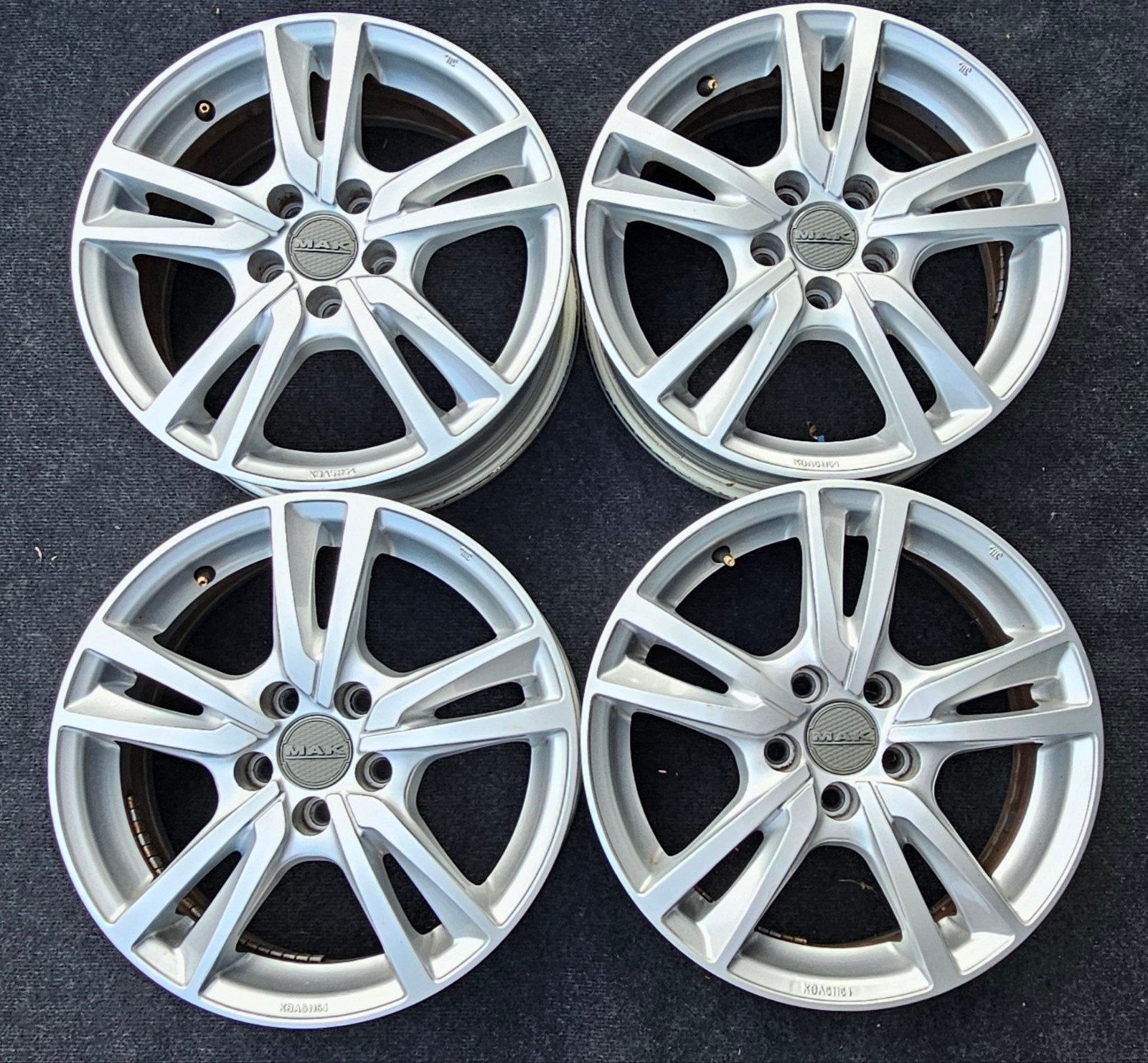 Set lichtmetalen velgen 16inch., Ophalen of Verzenden, Zo goed als nieuw