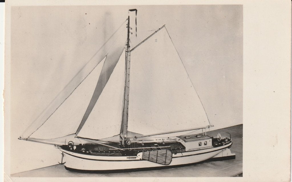 Klipper de Trio 1901, Ophalen of Verzenden, Zo goed als nieuw, Zeilboot, Schaalmodel