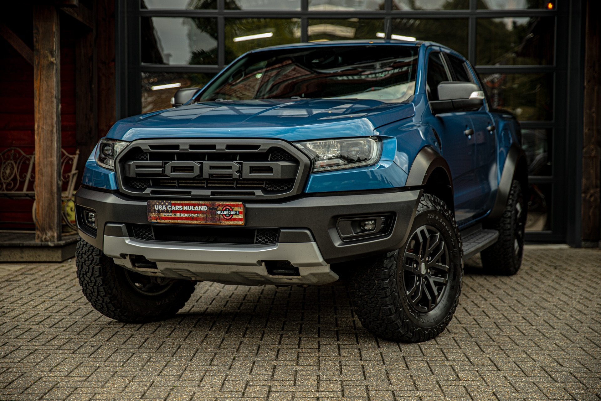 Ford Ranger 2.0 EcoBlue Raptor (bj 2021), Automaat, Gebruikt, Blauw, Origineel Nederlands